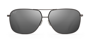 Maui Jim Kami 778 Aviator Sunglasses<span>- Silver with Navy Blue, Dual Mirror Blue to Silver</span>