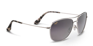 Maui Jim CLIFF HOUSE 247 Sunglasses<span>- Silver with Polarized Neutral Grey Lens</span>