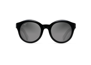 Maui Jim Jasmine 738 Sunglasses<span>- Black Gloss w/ Tokyo Tort and Polarized Neutral Grey Lens</span>