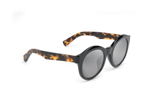 Maui Jim Jasmine 738 Sunglasses<span>- Black Gloss w/ Tokyo Tort and Polarized Neutral Grey Lens</span>