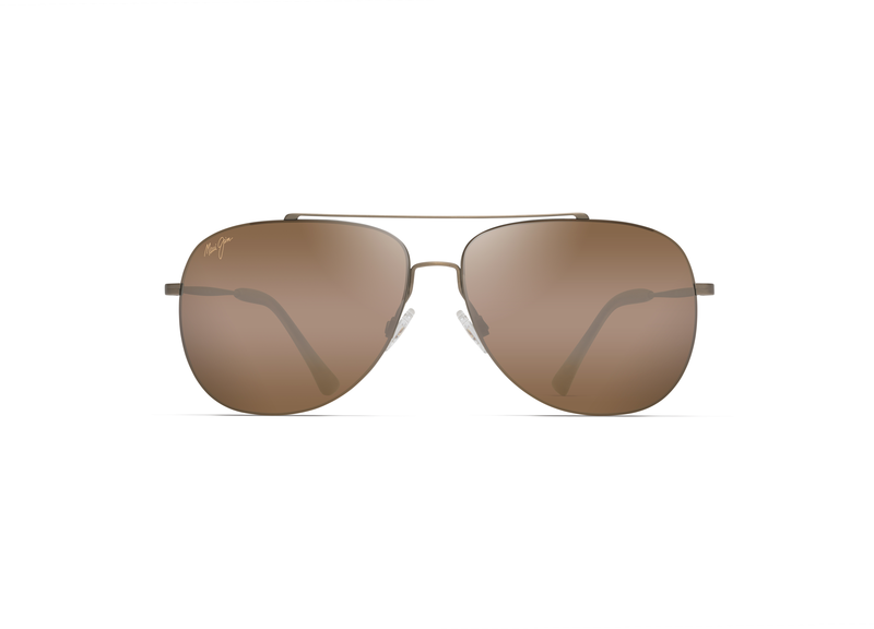 Maui Jim Cinder Cone 789 Sunglasses Matte Gold with Polarized HCL Bronze Lens