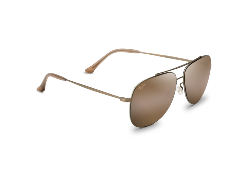 Maui Jim Cinder Cone 789 Sunglasses Matte Gold with HCL Bronze