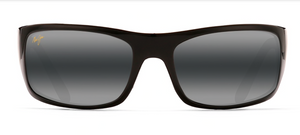Maui Jim Peahi 202 Sunglasses<span>-Gloss Black with Polarized Neutral Grey Lens</span>
