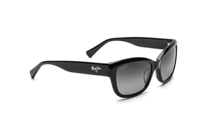 Maui Jim Plumeria 768 Sunglasses<span>-Black Gloss with Polarized Neutral Grey Lens</span>