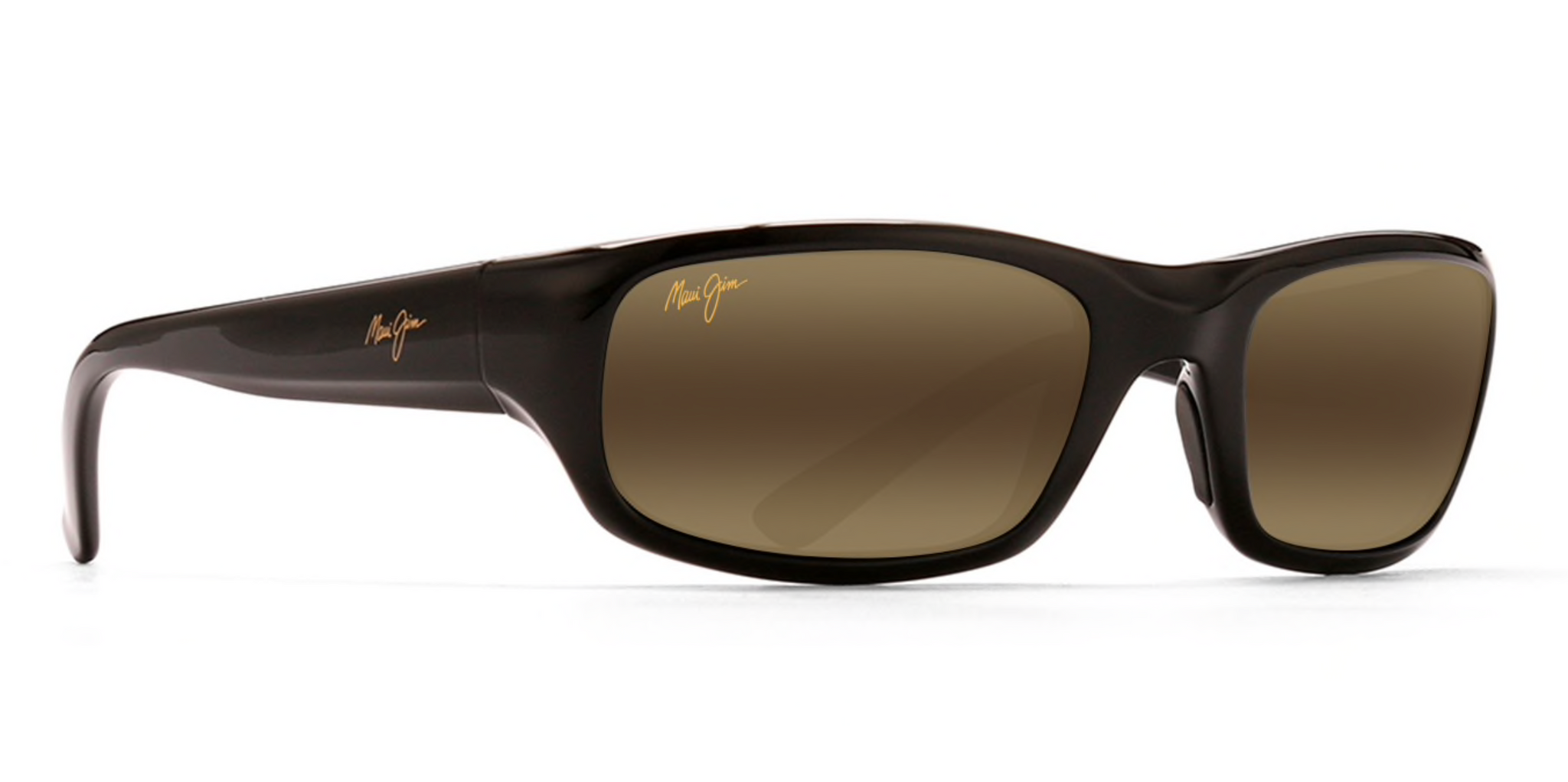 Maui Jim Stingray 103 Gloss Black with HCL Bronze Polarized Lenses Flight Sunglasses