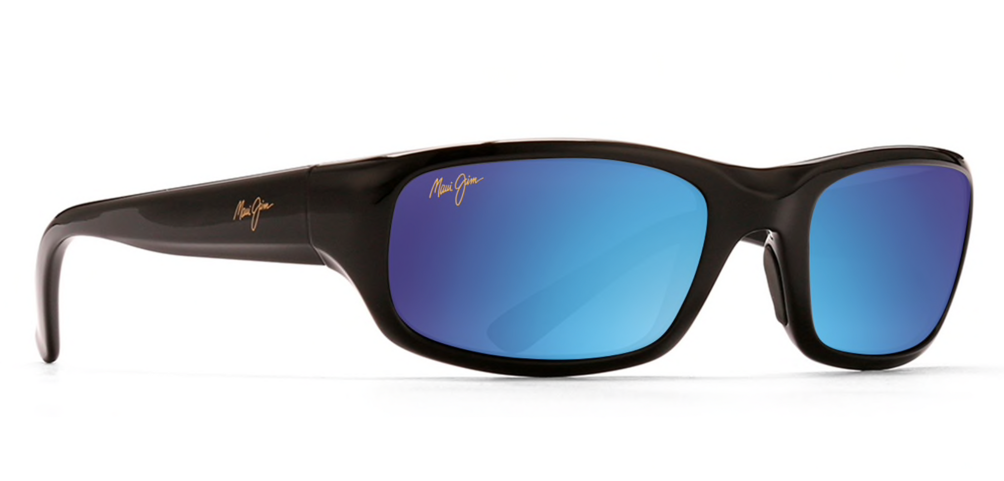 Maui Jim Stingray 103 Gloss Black with HCL Bronze Polarized Lenses Flight Sunglasses