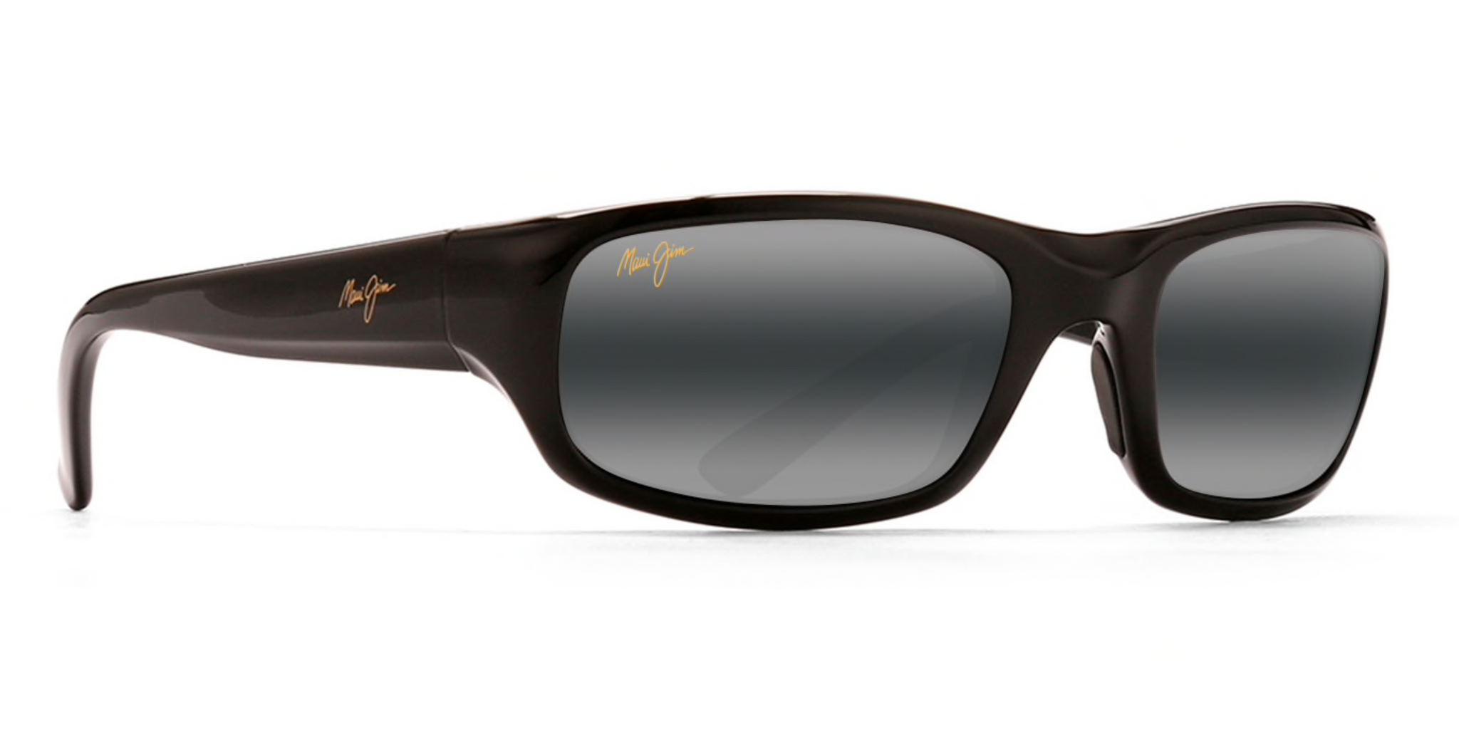 Maui Jim Stingray 103 Gloss Black with HCL Bronze Polarized Lenses Flight Sunglasses